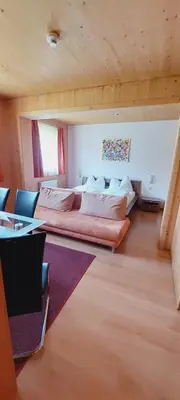 Ein Bett oder Betten in einem Zimmer der Unterkunft Grebenzenblick