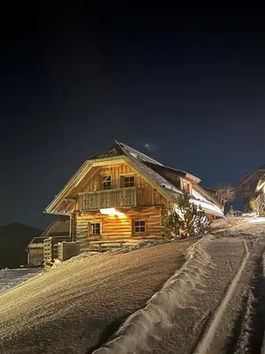 Almresort Baumschlagerberg im Winter