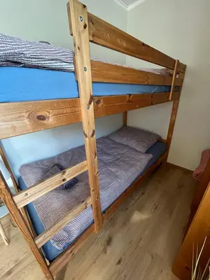 Ein Bett oder Betten in einem Zimmer der Unterkunft Aquamarin Studio 209