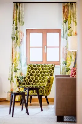Ein Sitzbereich in der Unterkunft Thorbäck Gut - Apartments im Schlosserhaus