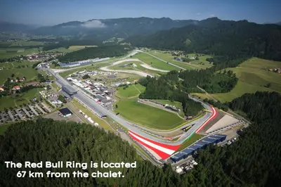 Ein allgemeiner Bergblick oder ein Berglick von der Ferienwohnung aus