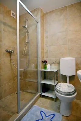 Ein Badezimmer in der Unterkunft Appartement Veronika