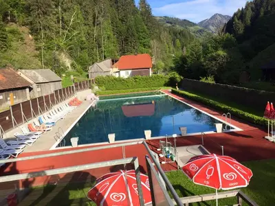 Der Swimmingpool an oder in der Nähe von Appartement Veronika
