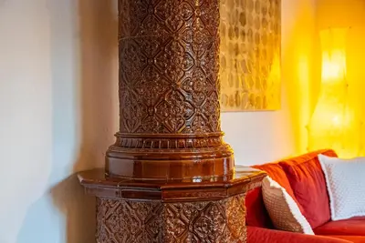Ein Sitzbereich in der Unterkunft Haus Frey
