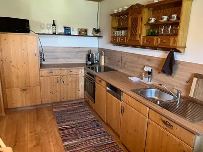 Küche/Küchenzeile in der Unterkunft Apartment Hochsteinalm