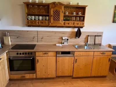 Küche/Küchenzeile in der Unterkunft Apartment Hochsteinalm