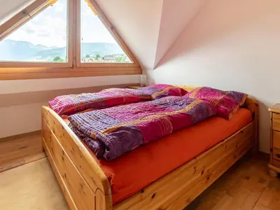 Ein Bett oder Betten in einem Zimmer der Unterkunft Apartment in Mariapfarr near Ski Slopes