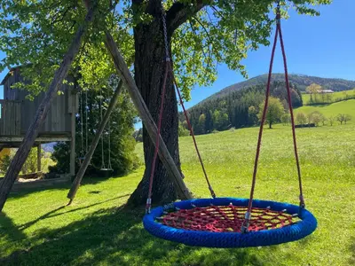 Ein Kinderspielbereich in der Unterkunft Knirschenhof