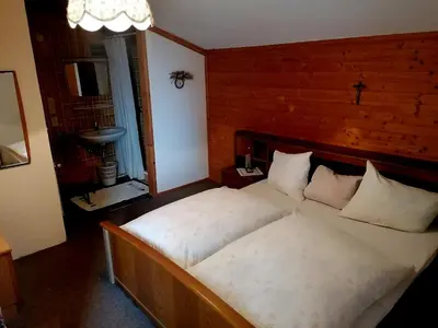 Ein Bett oder Betten in einem Zimmer der Unterkunft Kohlegghof