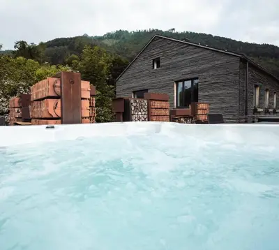 Der Swimmingpool an oder in der Nähe von Altholz-Suite - Nationalpark Kalkalpen