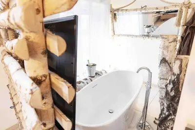 Ein Badezimmer in der Unterkunft Birken Suite