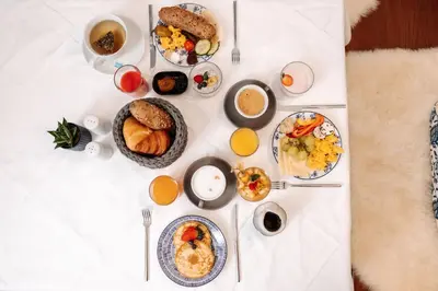 Essen im Hotel oder in der Nähe