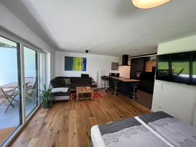 Ein Bett oder Betten in einem Zimmer der Unterkunft PR Apartment