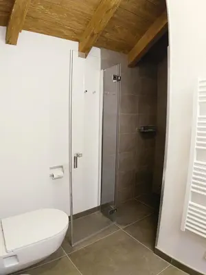 Ein Badezimmer in der Unterkunft AlpiNest Feriendorf Lungau