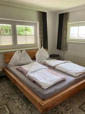 Ein Bett oder Betten in einem Zimmer der Unterkunft Nesterl