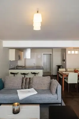 Küche/Küchenzeile in der Unterkunft Apartment Bergwies