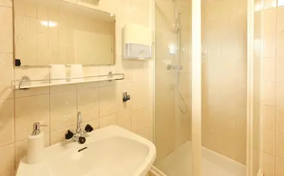 Ein Badezimmer in der Unterkunft Panoramablick Scheifling