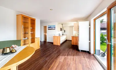 Küche/Küchenzeile in der Unterkunft Traunstein Apartment Aleksandra