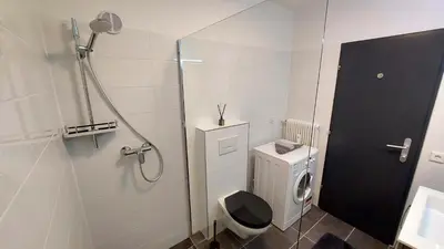 Ein Badezimmer in der Unterkunft Markus Apartment