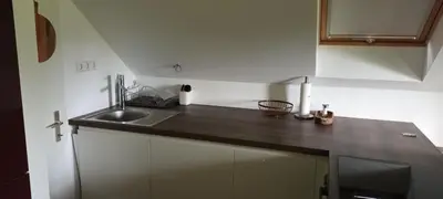 Küche/Küchenzeile in der Unterkunft Hideaway
