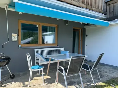Ein Patio oder anderer Außenbereich in der Unterkunft Blaue Lagune