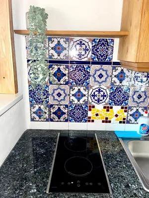 Küche/Küchenzeile in der Unterkunft Almsternderl 2.0 - gemütliches Appartment in Gosau