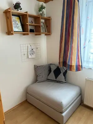 Ein Bett oder Betten in einem Zimmer der Unterkunft Kreischberg-Blick