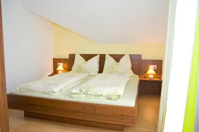 Ein Bett oder Betten in einem Zimmer der Unterkunft Haus Diamant