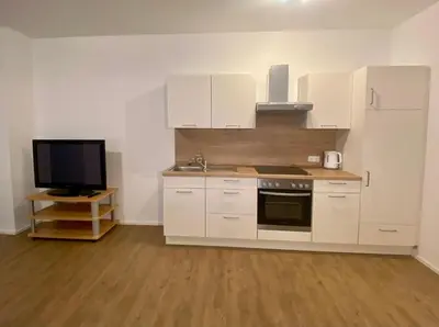 Küche/Küchenzeile in der Unterkunft Ferien-Wohnung für 1-4 Pers in Seenähe