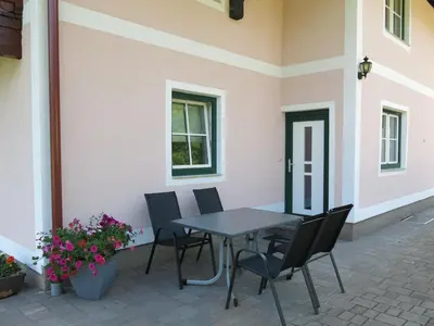 Ein Patio oder anderer Außenbereich in der Unterkunft Ferienwohnung Marterer