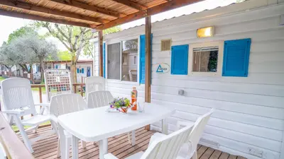 Grundriss der Unterkunft Happy Camp Mobile Homes in Camping Bella Austria