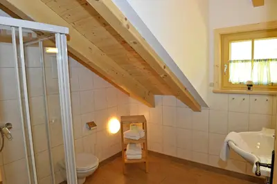 Ein Badezimmer in der Unterkunft Ferienhaus Johanna