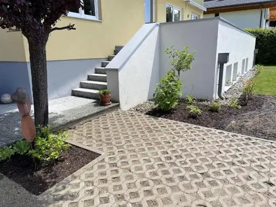 Ein Garten an der Unterkunft Ferienhaus Altenmarkt