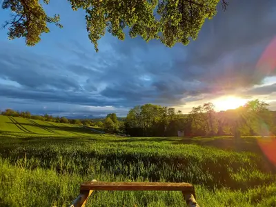Naturlandschaft in der Nähe der Ferienwohnung