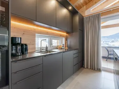 Küche/Küchenzeile in der Unterkunft Grebenzen Top Chalet Mazzel