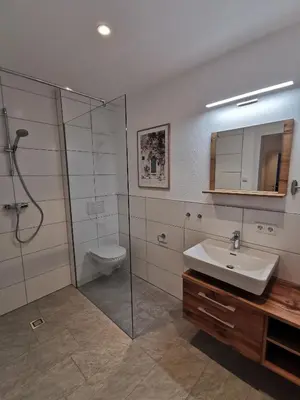 Ein Badezimmer in der Unterkunft Feine Bleibe