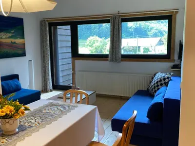 Ein Sitzbereich in der Unterkunft Apartment Hasenstall - Top 8 by Interhome