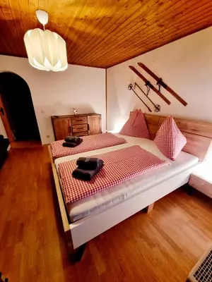 Ein Bett oder Betten in einem Zimmer der Unterkunft The Loft