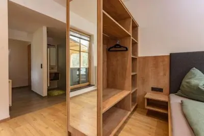 Ein Bett oder Betten in einem Zimmer der Unterkunft neues Studio Appartement M&M