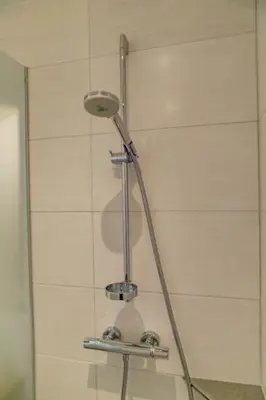 Ein Badezimmer in der Unterkunft neues Studio Appartement M&M