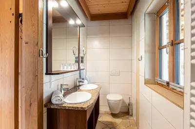 Ein Badezimmer in der Unterkunft Apartment Samspitze