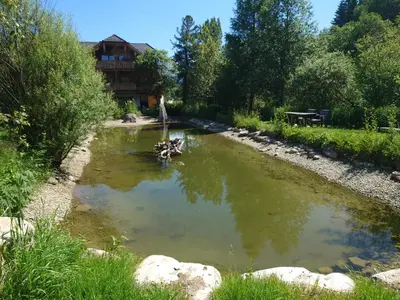 Naturlandschaft in der Nähe des Chalets