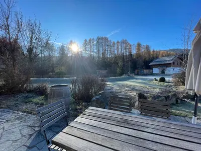 Naturlandschaft in der Nähe des Chalets