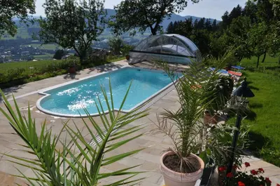 Der Swimmingpool an oder in der Nähe von Gesundheitshof Lohninger