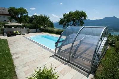 Der Swimmingpool an oder in der Nähe von Gesundheitshof Lohninger