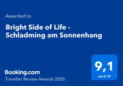 Ein Zertifikat, Auszeichnung, Logo oder anderes Dokument, das in der Unterkunft Bright Side of Life - Schladming am Sonnenhang ausgestellt ist