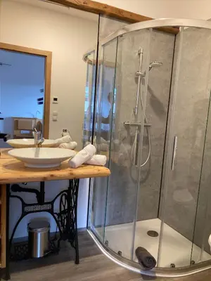 Ein Badezimmer in der Unterkunft FW Aussicht Fam Sigl