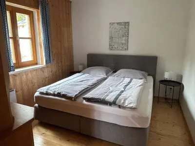 Ein Bett oder Betten in einem Zimmer der Unterkunft Haus Zirbennest
