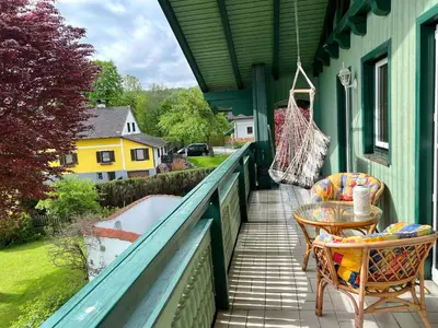 Ein Balkon oder eine Terrasse in der Unterkunft Ferienwohnung zum Entspannen