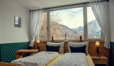 Ein Bett oder Betten in einem Zimmer der Unterkunft Ferienwohnung Leuner